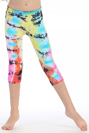 KIDS MULTI COLOR TIE DYE LEGGI ...